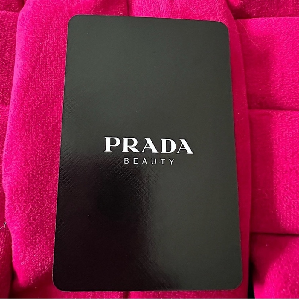 Prada Beauty Card on Pink Fabric ACE OF  ♦️